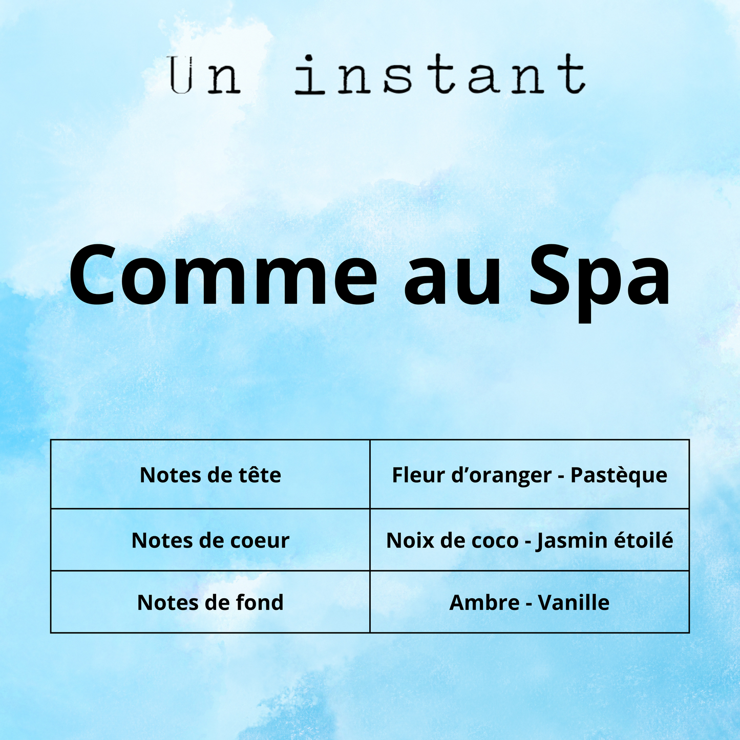 Comme au Spa
