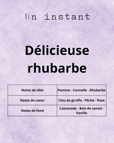 Délicieuse rhubarbe